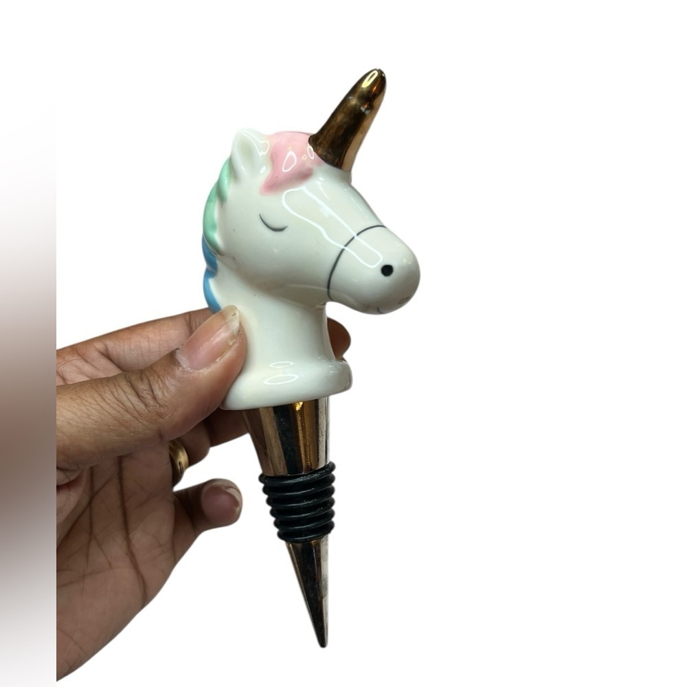 Modern Expressions Drinkware Accessories - Unicorn Bottle Opener & Wine Stopper - Picture 5 of 7